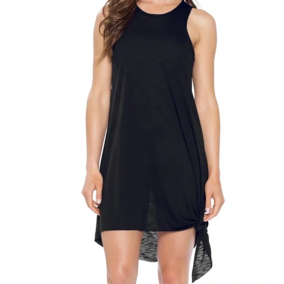BECCA Black Swimsuit Cover Up Dress NEW WITHOUT TAGS - Picture 7 of 9